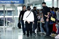Jimin: Celebrity Sighting At Incheon Airport - Source: Getty